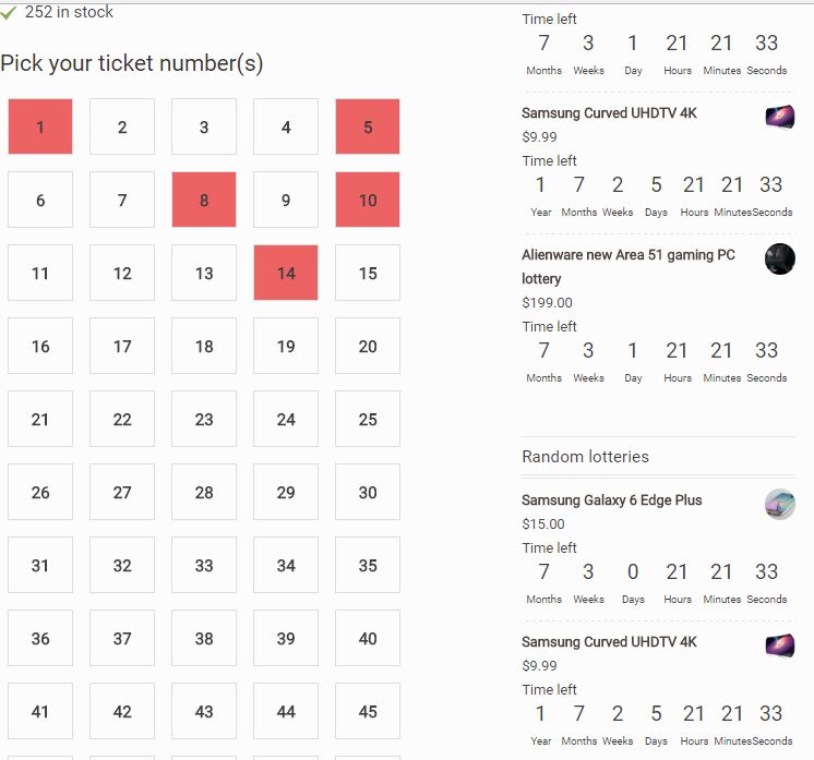 Pick Numbers Nairagenieraffle